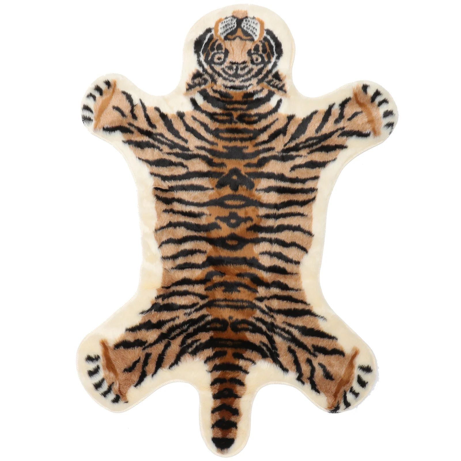 سجادة قصيرة كومة تقليد الفهد قابلة للغسل لغرفة المعيشة وتناول الطعام والمدخل وبساط تزيين الأرضية المنزلية