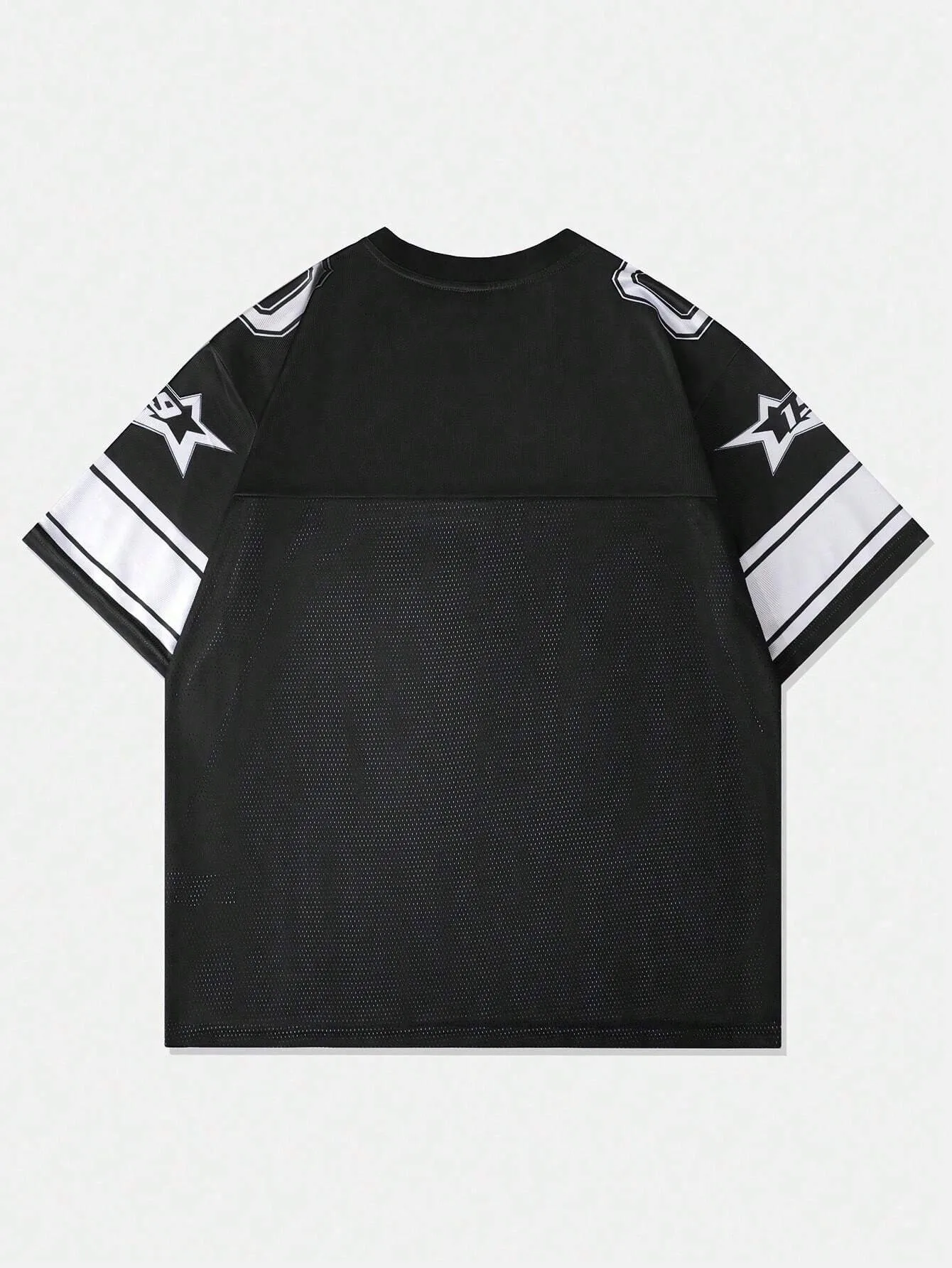 2026 Summer New Style Men's V-Neck T-Shirt Breathable Lightweight Casual Sports-themed Digital Print Streetwear Men's T-Shirt