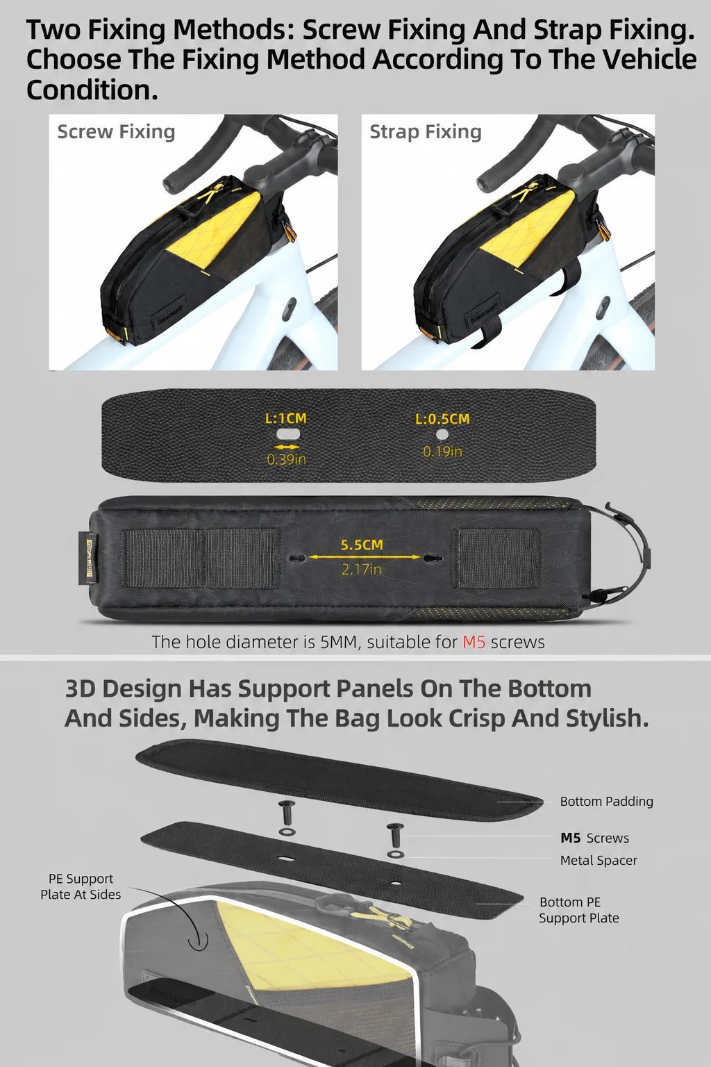 Rhinowalk Сумка на верхнюю тру – обзор и цена Cycling Gear Organizer Bag