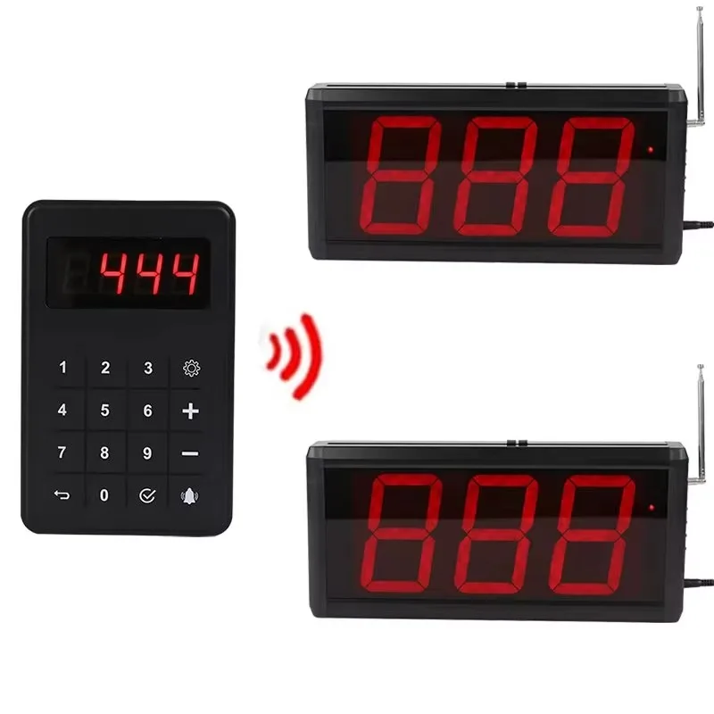 Wireless Keyboard Calling Number Wireless Queue Calling System Restaurant Pager Queue Management System