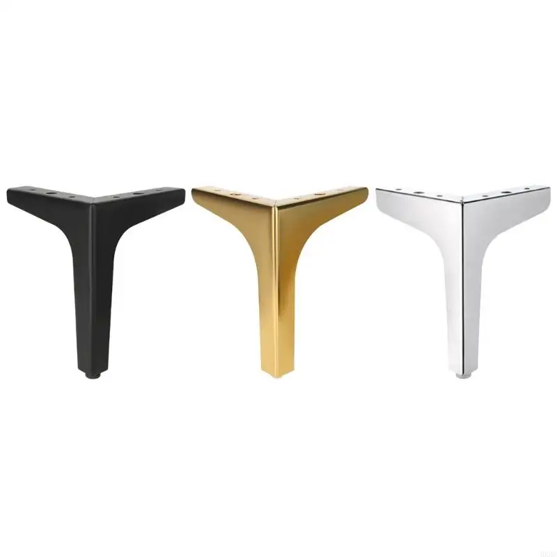 

Pack of 4 Metal Cabinet Feet High Strength Metal Upgrades for Modern Furniture Including Sofas & Chairs