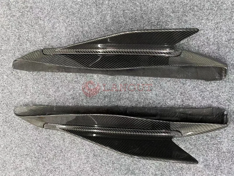 For Ferr 488 GTB Spider Upgrades the Capristo Style Dry Carbon Fibre Side Skirt Side Corner