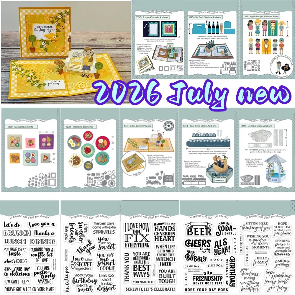 Kuckucksuhr 2026 Neue Metall-Stanzformen für DIY Scrapbooking Bastelarbeiten Fotoalbum-Vorlage Handgemachte Dekoration