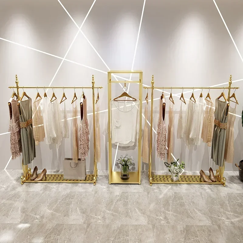 

-Living Room Hanger Designer Clothes Rack Wardrobes Luxury Multi Tender Clothes Hanger Simple Moveis Para Casa Home Furniture