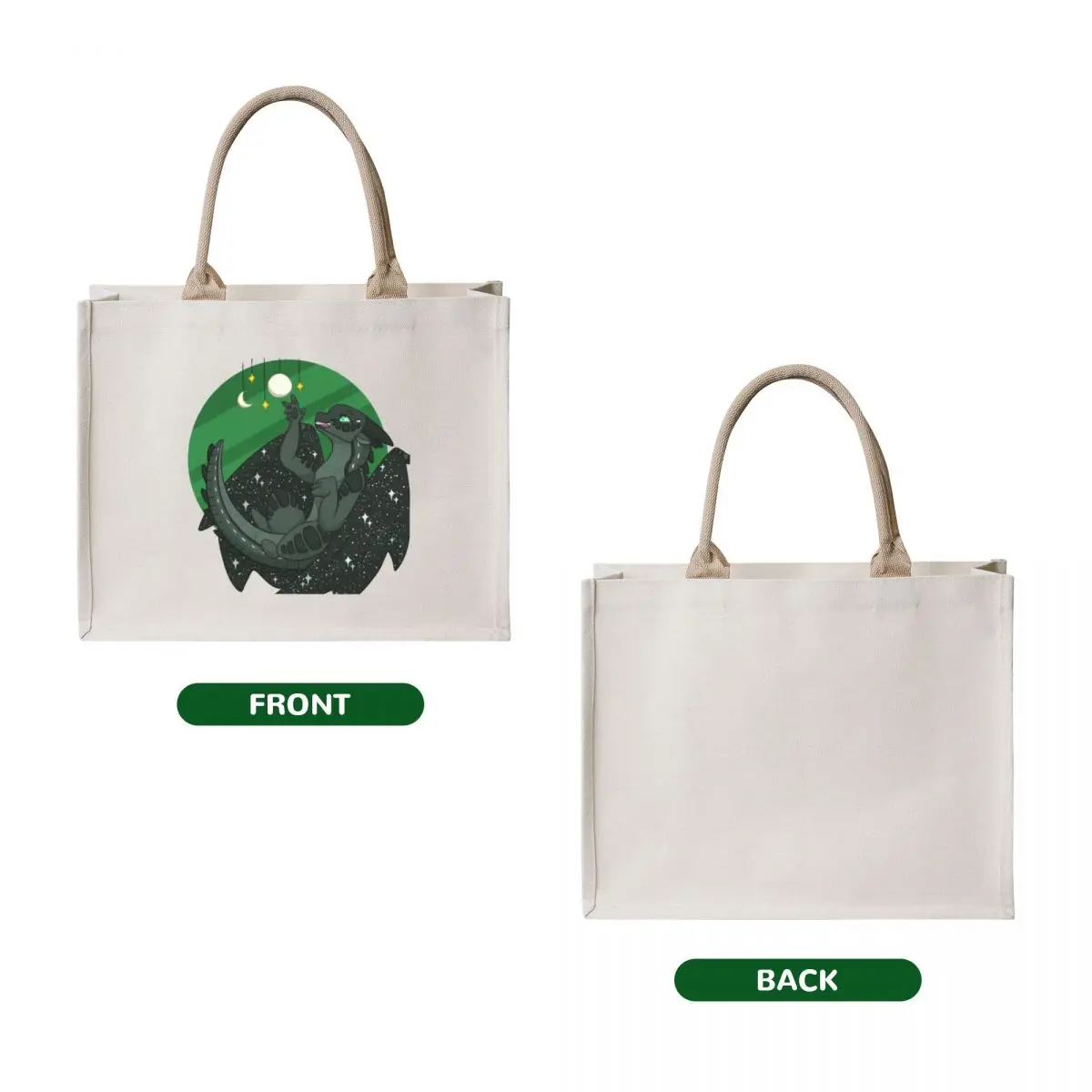 Moonwatcher Tote Bag Beach bag tote bag custom Canvas for women cloth woman