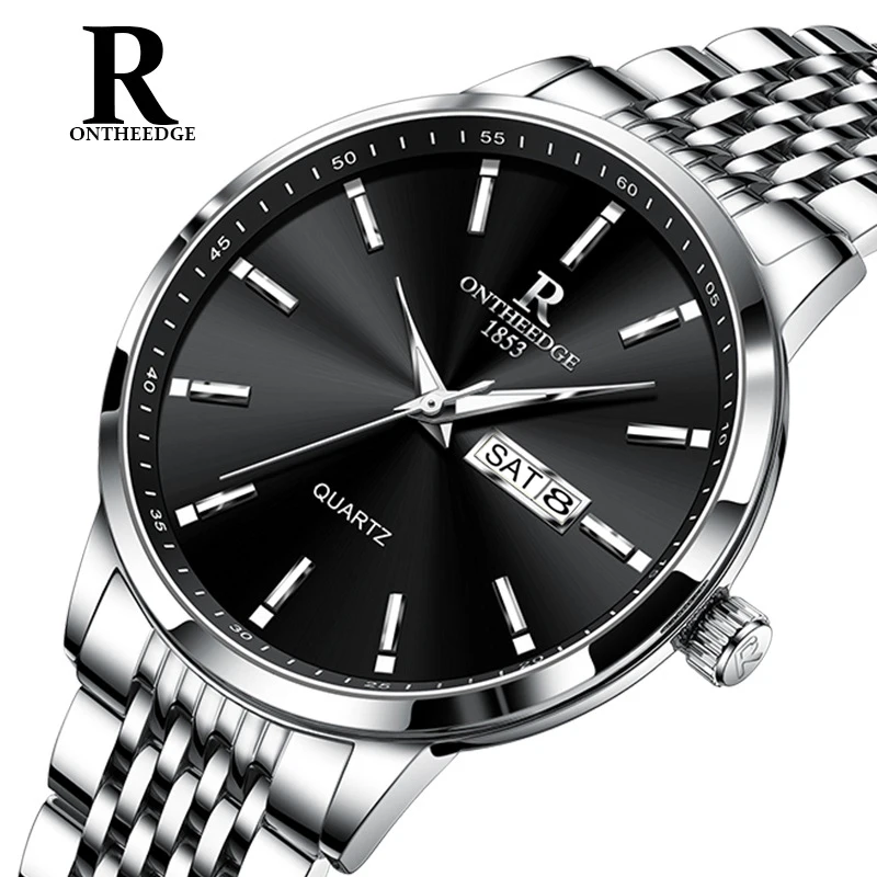 Luxury Quartz Watch For Man Waterproof Luminous Date Men Wrist Watch Stainless Steel Sport Men's Watches Male Relogio Masculino