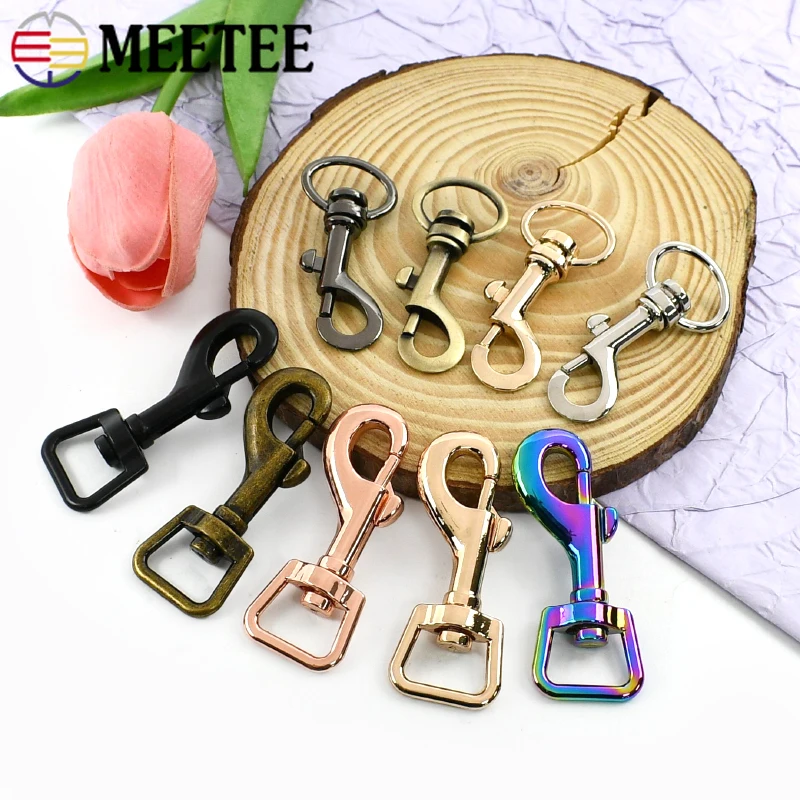 

10/20Pcs Metal Lobster Buckle 15/20mm Keychain Pet Collar Snap Hook Carabiner Clips Bag Strap Replace Connect Clasp Accessories