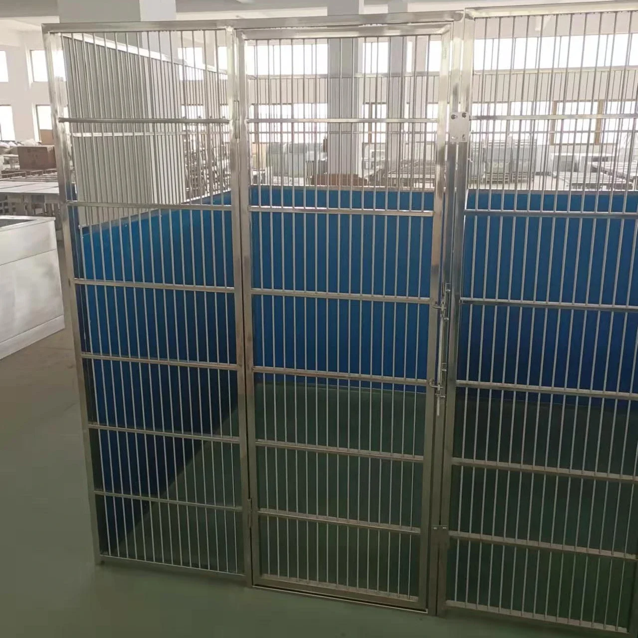 commercial stainless steel indoor luxury large professional vet veterinary dog puppy animal canine kennel boarding cages hotel