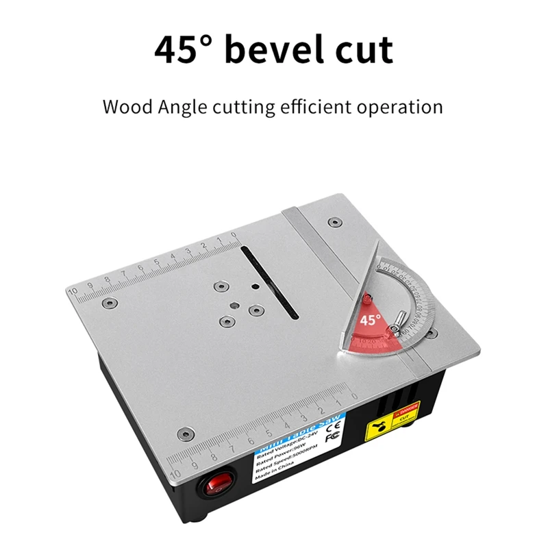 Mini Table Saw Electric Small Bench Saws Desktop Saw DIY PCB Model Cutting Tool Woodworking Lathe EU Plug