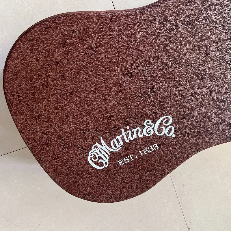 41-inch Hard Acoustic Guitar Case High-quality Vintage Brown Portable Durable Folk Guitar Box Musical Instrument Accessories - view 5