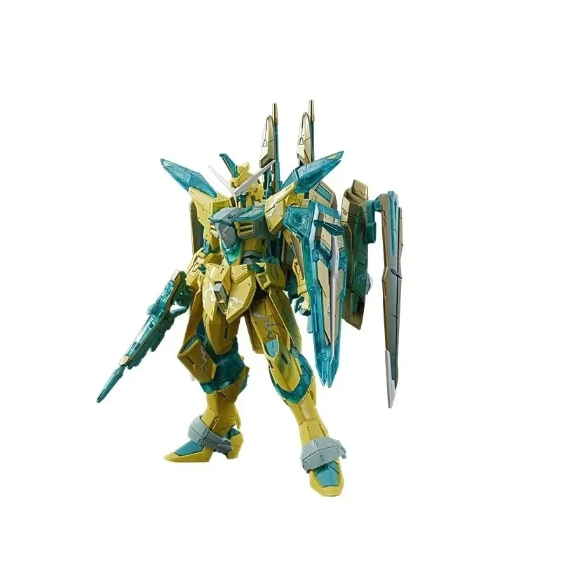 1/100 Thunder Infinite Justice Athrun Zala X09B Kit de Modelo de Montaje con Calcomanías de Transferencia por Agua y Soporte, Juguete Coleccionable, Regalos Misteriosos