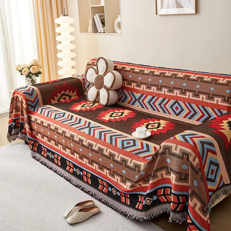 Bohemian Style Sofa Cover Ins Trend Slipcover Non-slip Cushion Sofa Towel Four Seasons Universal Set Wholesale