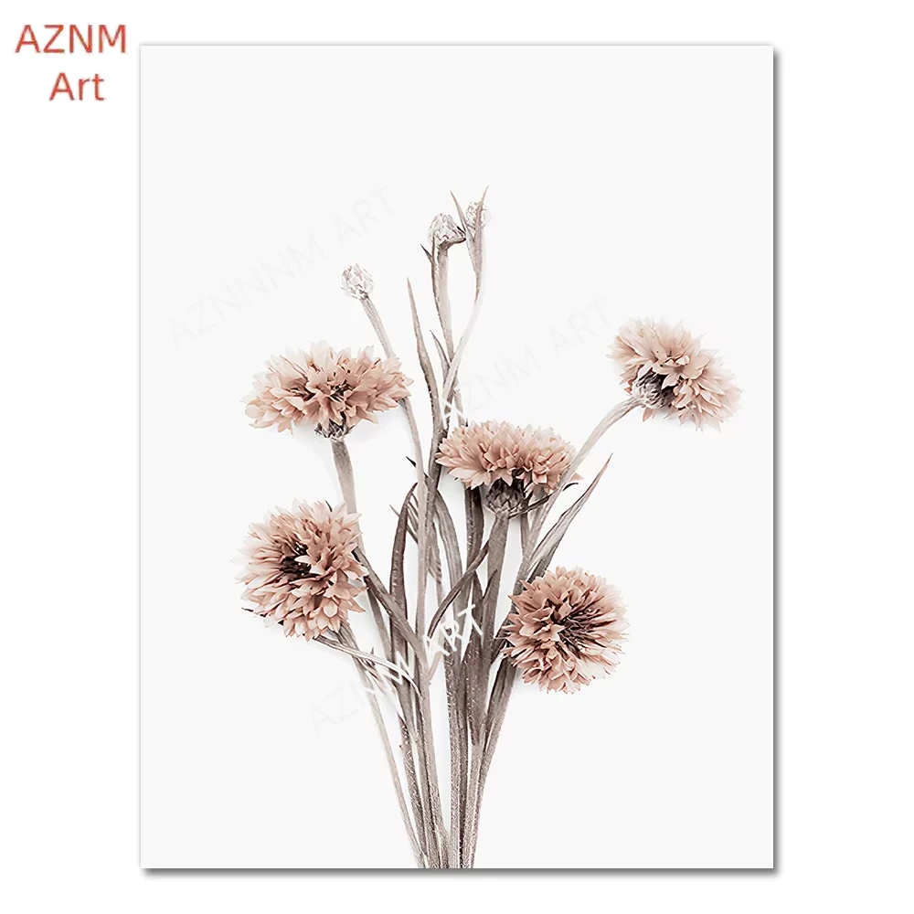Botanical Flowers Posters and Prints Gallery Wall Art Canvas Painting Plant Wall Pictures for Living Room Home Decor