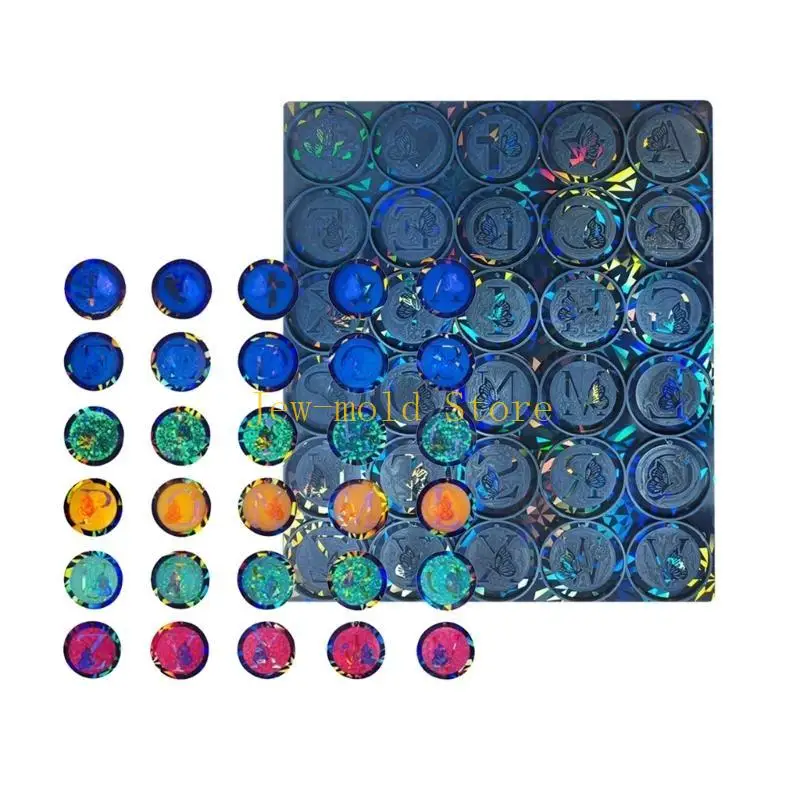 

C71B Silicone Mold Alphabets Epoxy Resin Mould DIY Keychain Earring Pendant Epoxy Mold