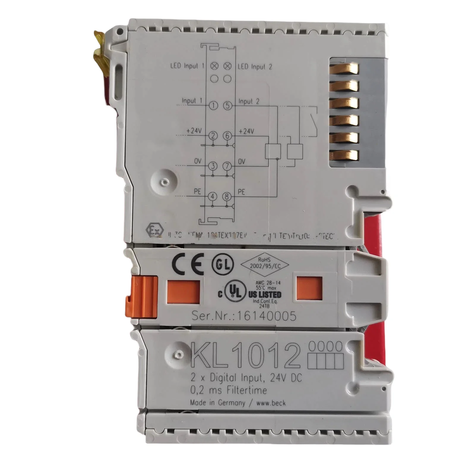 Рисунок 2 - KL1012 2-канальный модуль цифрового