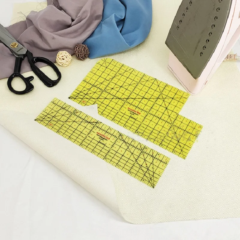 Hot Ironing Ruler Heat Quilting Sewing Patchwork Ruler Hot Measuring Rulers for Sewing Knitting Tool Tailor Craft Accessories