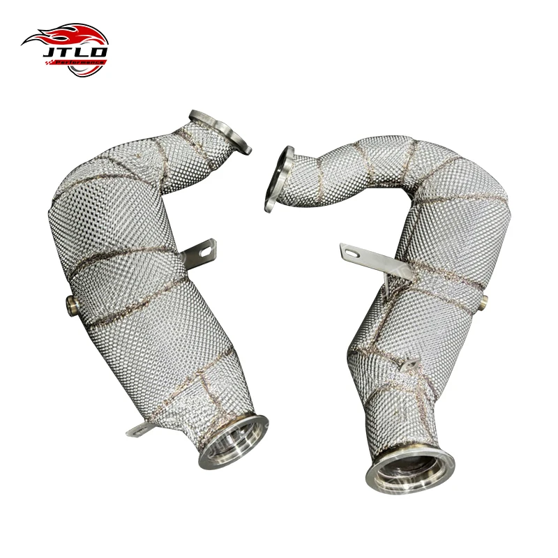 For 2014-2017 Porsche Macan S Downpipe Turbo 3.0T 3.6T Front Pipe, High Performance Motorcraft Exhaust System Component Part