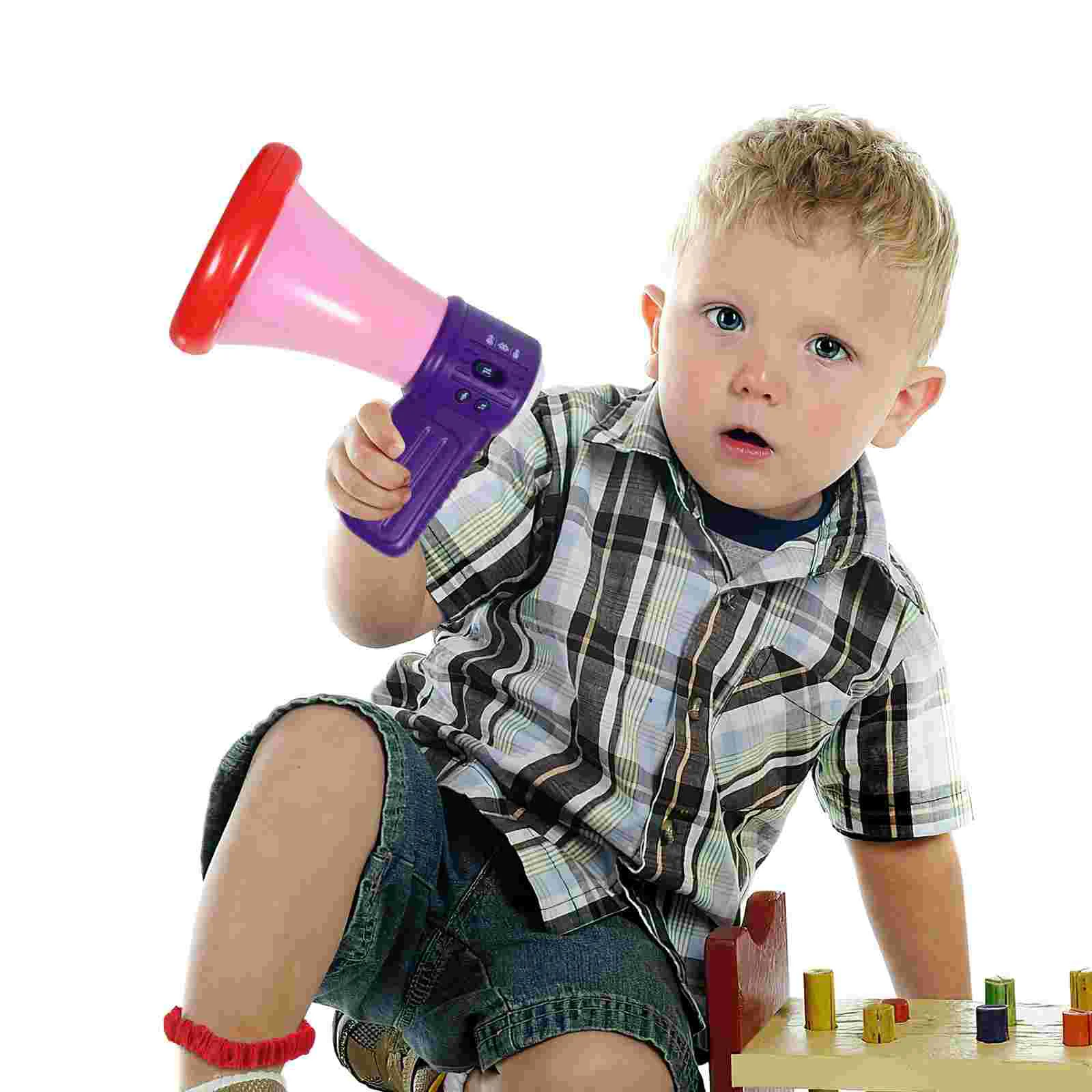 Outdoor Funny Voice Changing Speaker Toddler Toys Kids Trumpets Abs Practical Loudspeakers