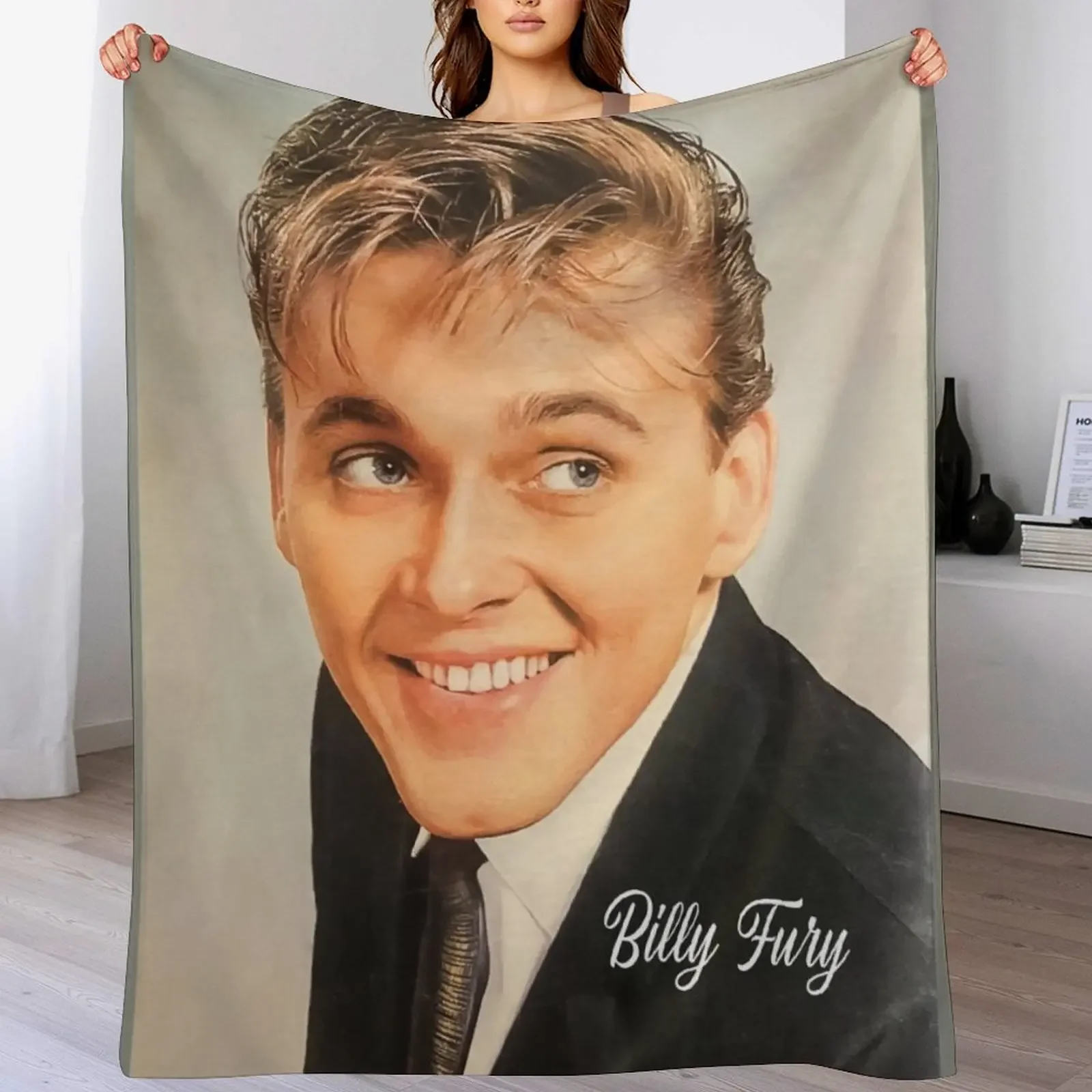 Billy Fury Throw Blanket Summer Sleeping Bag Flannel Blankets