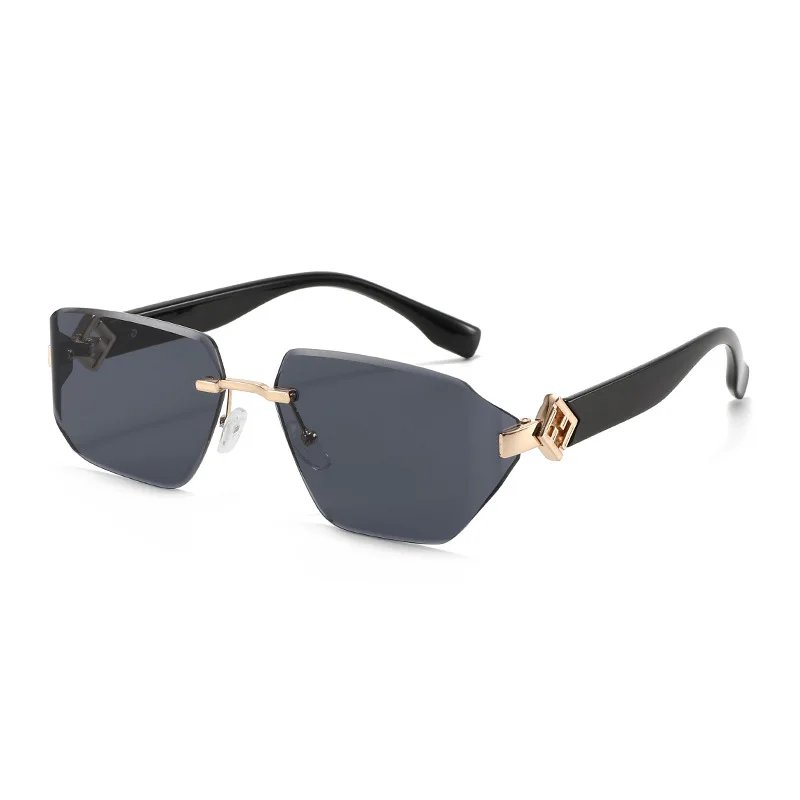 

Fashionable Frameless Gradient Sunscreen Sunglasses, Outdoor Sunscreen Glasses, UV Resistant Sunglasses