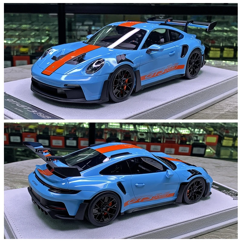 Fuelme 1:18 Limited edition of 20 custom 911 GT3 RS GULF resin high-end car model classic toy gift pieces