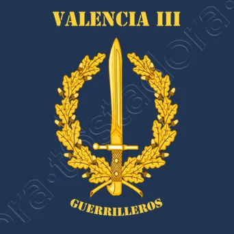 Spanish Legion GOE 3 Valencia Guerrilleros Emblem T-Shirt. Summer Cotton O-neck Men\'s Short Sleeve T-Shirt New S-3XL