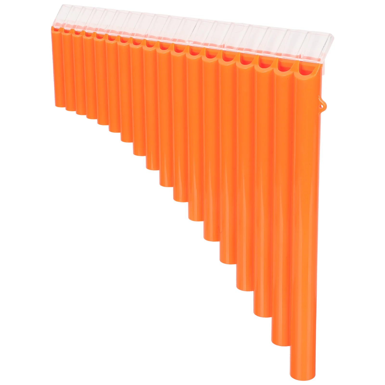 

Pan Flute Instrument for Kids Pipe Musical Learn to Play Pipes Orange Teaching Instruments Woodwind Beginners Child