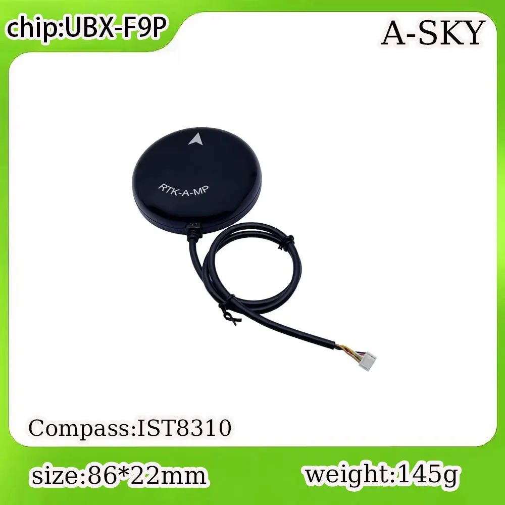 Holybro-controlador de vuelo con piloto automático, dispositivo de alta precisión RTK F9P GNSS Series Rover Lite 2nd GPS Pixhawk 2 6X 5X 6C IST8310