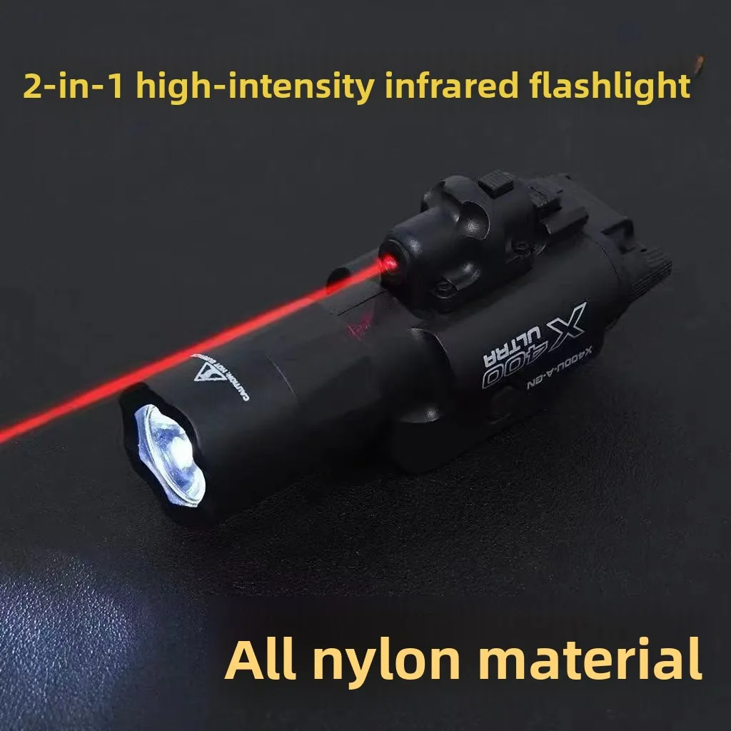 X400U 2-in-1 Nylon Bottom Hanging Infrared Laser Flashlight Laser Tactical G17 Flashlight
