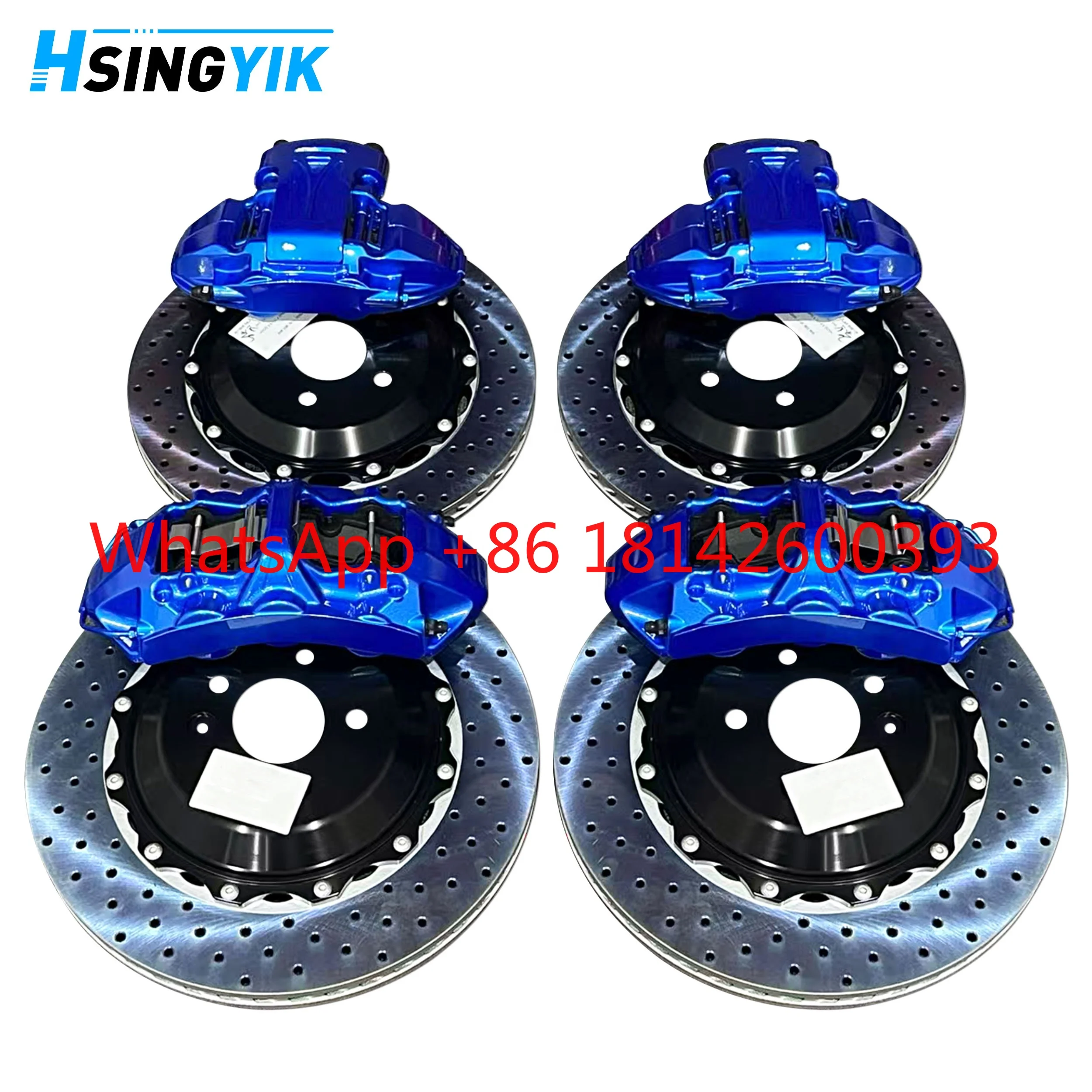 4/6 Piston Universal Big Brake Caliper Kit Sport Complete Disc Rotor Brake System for Car Modification