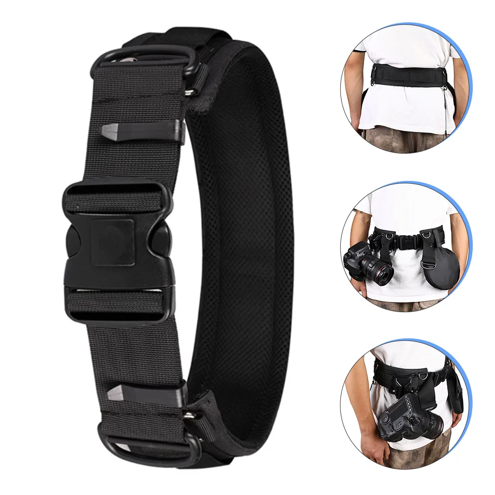 

Adjustable Camera Utility Belt Camera Waist Belt Photography Accessories Camera Fasten Belt Camera Strap