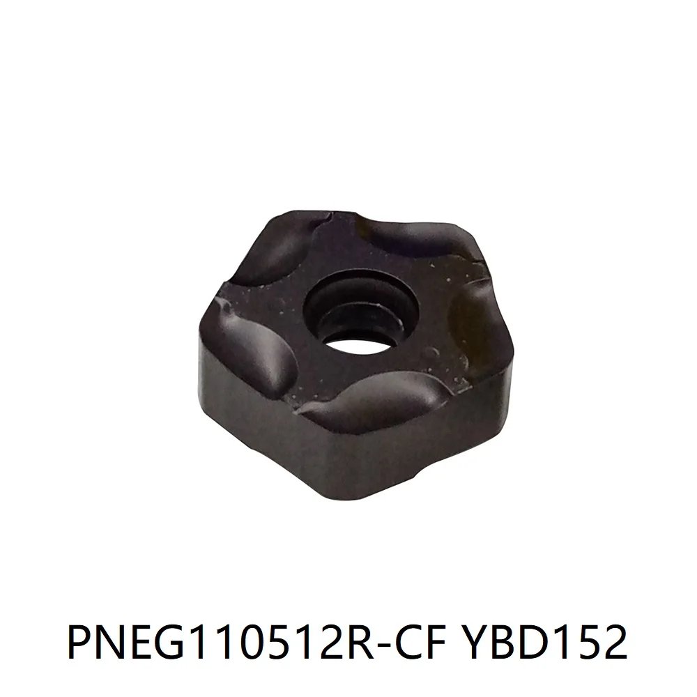

ZCC PNEG110512R-CF CNC alloy blade PNEG 110512R CF YBD152 Indexable Milling Tools For machining cast iron 10pcs/box
