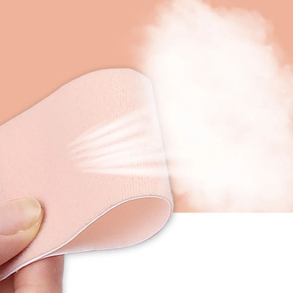 Protectores de talón de franela rosa, pegatinas antidesgaste, diseño cortable, cinta de prevención de ampollas para tacones altos, zapatos deportivos, zapatos de trabajo