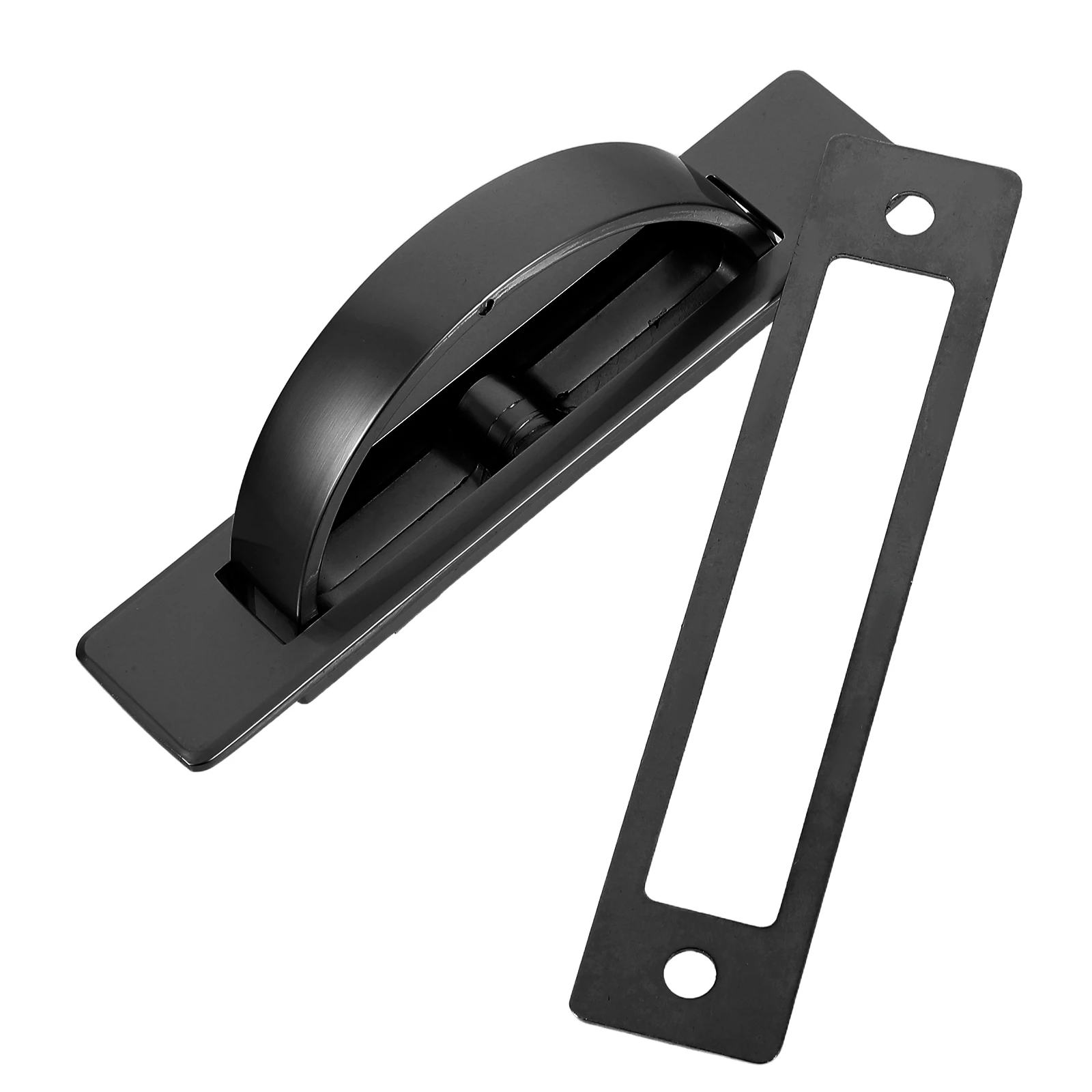 

Modern Invisible Drawer Handle Zinc Alloy Hidden Furniture Pull for Kitchen Cabinet Wardrobe Bathroom Drawers Replacement