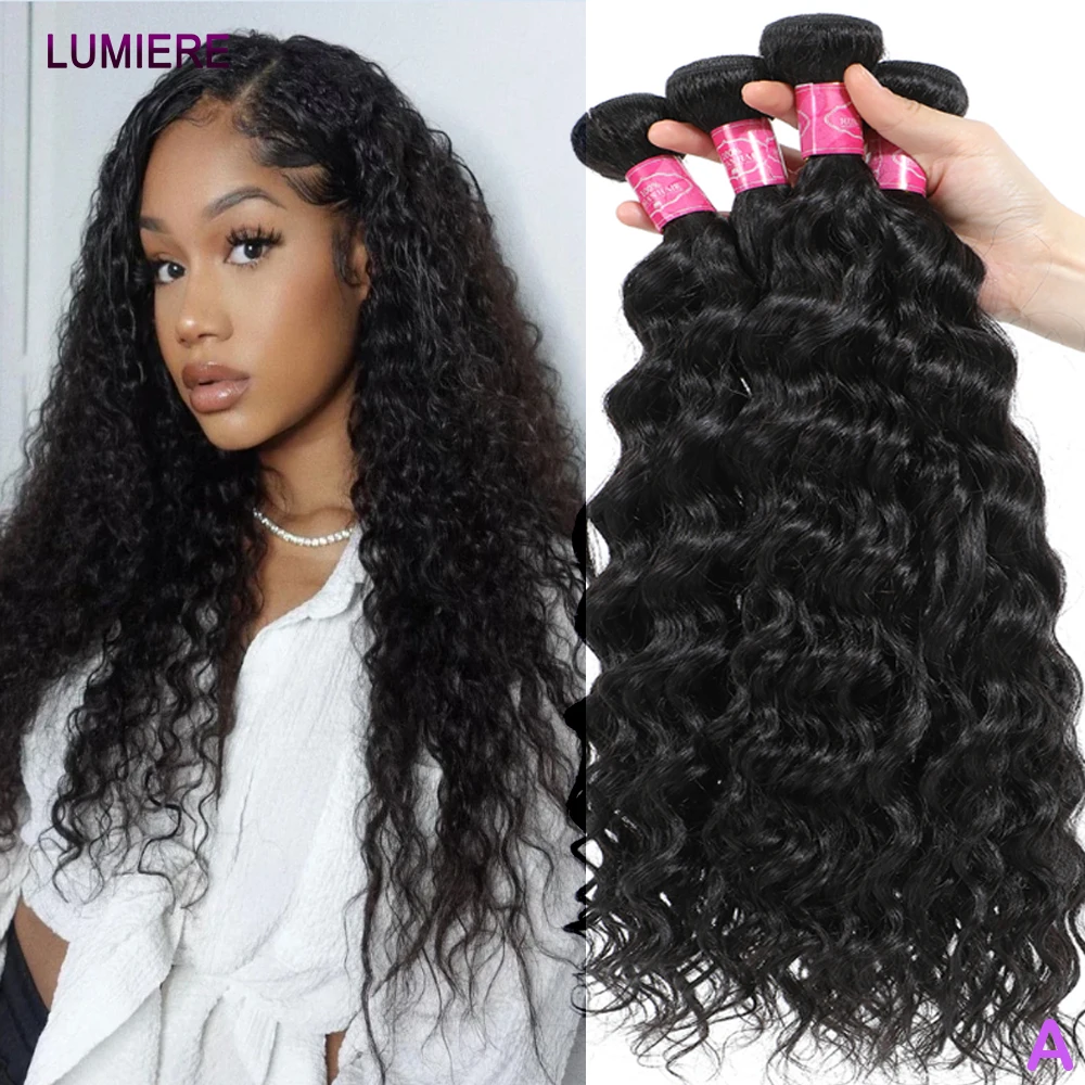 

8-40 дюймов, 18 А, упругие пикси, вьющиеся, натуральные волнистые пучки, 100% натуральные необработанные человеческие волосы, наращивание плетения, 1/3/4 шт., двойная упаковка