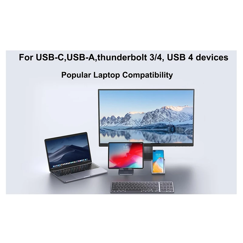 محول USB 3.0 أو USB C إلى - متوافق مع شاشات مزدوجة، محول رسومات فيديو عالمي لـ وABVP #1