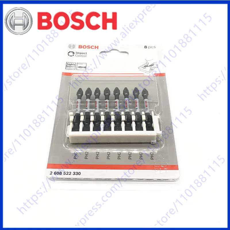 

Bosch 50mm PH2 Tough Impact Screwdriving Bits 2608522330 Professional Driver Drill Bit Bosch Go 2 Original High Hardness Tip