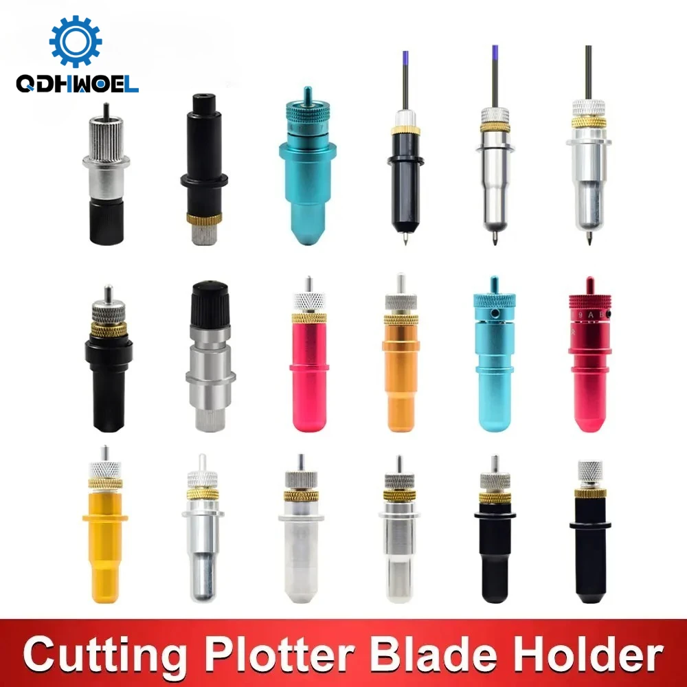 Soporte de Cuchilla QDHWOEL para Silhouette Cameo 4, Graphtec CB15, CB09, Summa, Roland, LiYu, Skycut, para Máquina de Corte de Vinilo