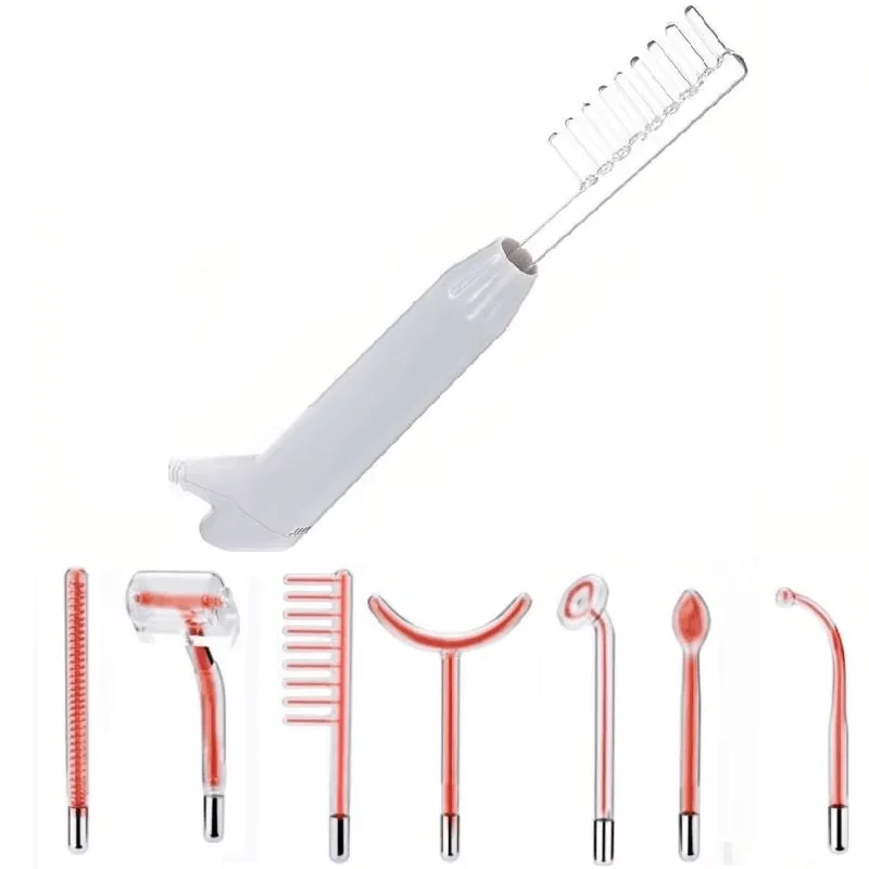 آلة الوجه العالمية عالية التردد أنبوب استبدال القطب الزجاجي لعلاج الوجه والشعر وإزالة بقع حب الشباب والعناية بالبشرة