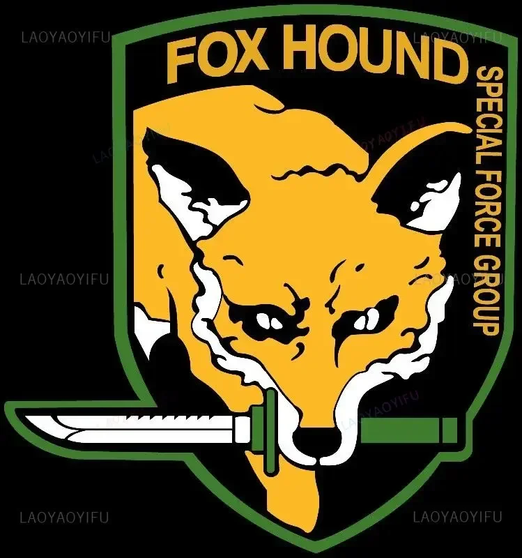 The Metal Solid Snake 5 V Foxhound Special Force Group Fox Hound Cotton T-Shirt Hot Selling Fitness Clothing Print Tee Shirts