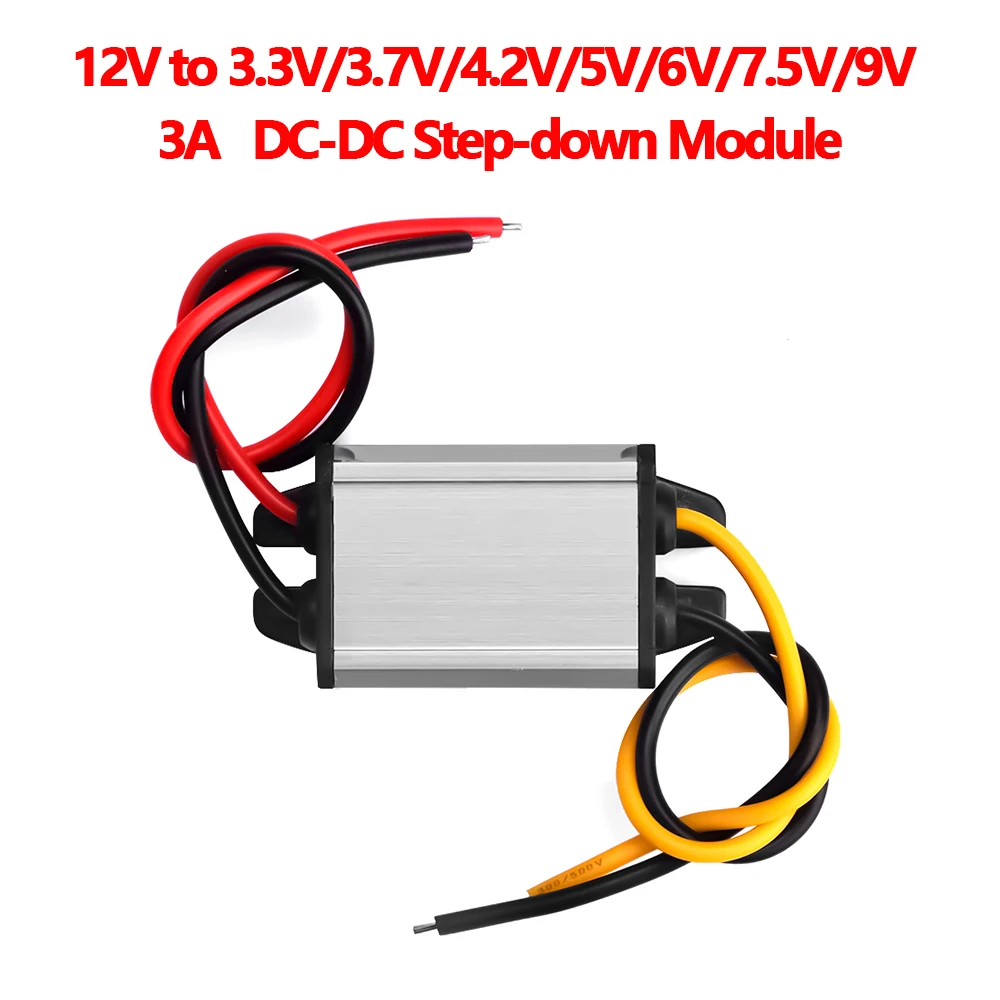 12V 5V 3.3V 3.7V 4.2V 6V 7.5V 9V 15W DC-DC 스텝 다운 벅 컨버터 전원 모듈