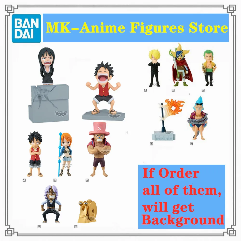 חתיכה אחת אנימה דמות קוף d d luffy sanji zoro nami chopper franky robin פעולה פיבן pvc צעצועים דגם אספן 7 ס