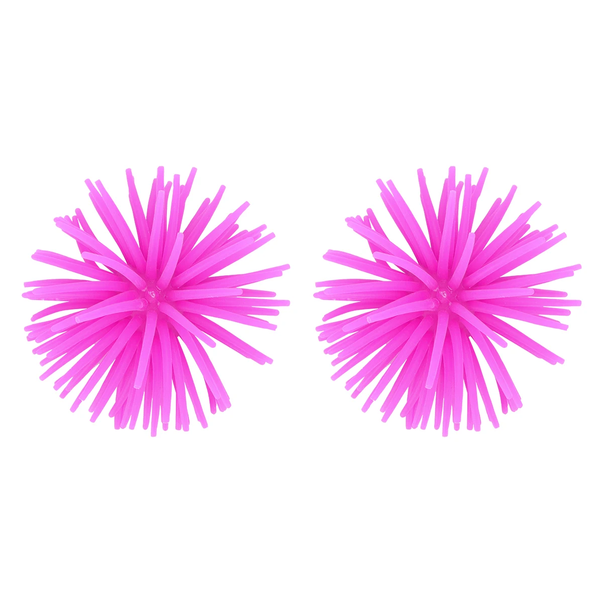 

2 Pieces Purple Silicone Coral Sea Aquarium Ornaments for Fish Tank Decor Durable Material Lifelike Pet Supplies