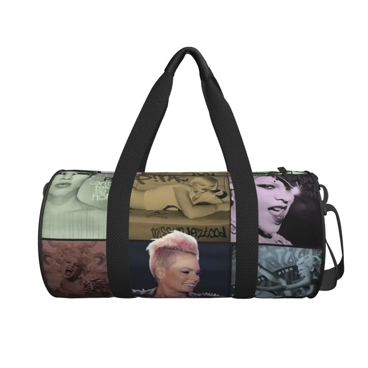 

Pink P!nk Cool Singer Country Music Large Duffle Gym Bag Waterproof Duffle Travel Bags Handbags Fitness bag