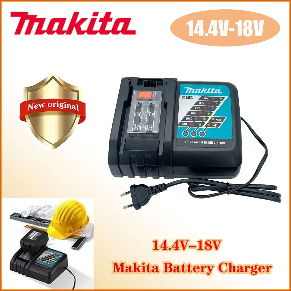 

Оригинальное зарядное устройство Makita DC18RC, Makita 3A 6A 14,4 V 18V Bl1830 Bl1430 BL1860 BL1890, зарядное устройство Usb 18VRC