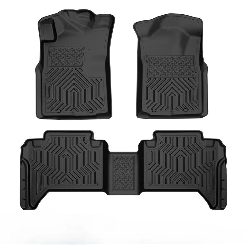 

Fit For 2005-2011 Toyota Tacoma Double Cab Floor Mats All Weather Car Liners TPE United States