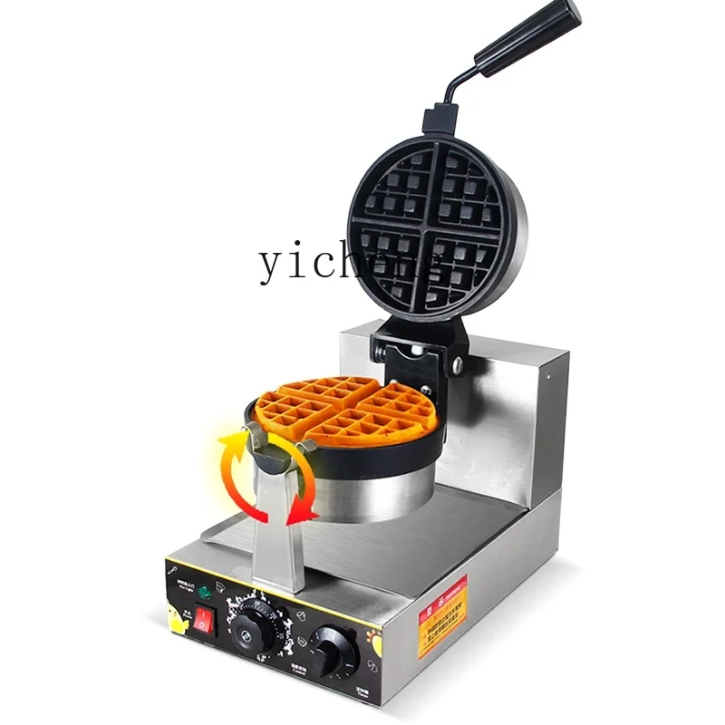 ZK Electric Single Head Rotary Waffle Muffin Machine Commercial Crepe Machine
