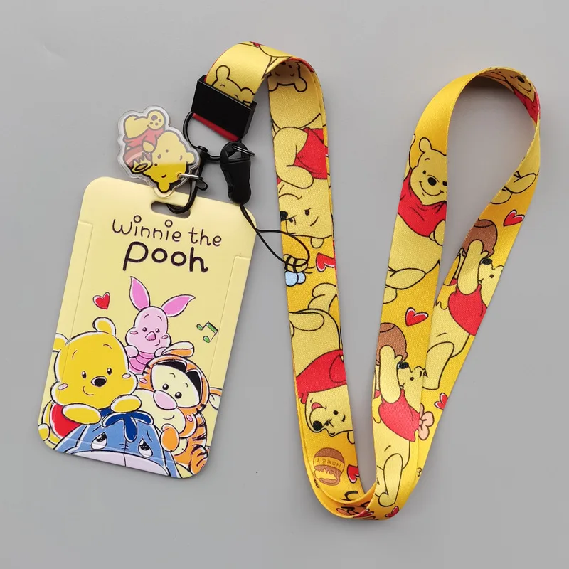 Cartoon Friends Card Holder Lanyard Neck Strap for Key ID Card Phone Straps Badge Holder DIY Hanging Rope Cosplay Accessories