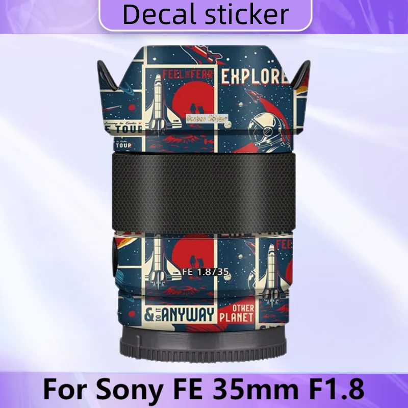 

For Sony FE 35mm F1.8 Camera Lens Sticker Vinyl Wrap Anti-Scratch Film Coat FE 35 1.8 F/1.8 351.8 SEL35F18F