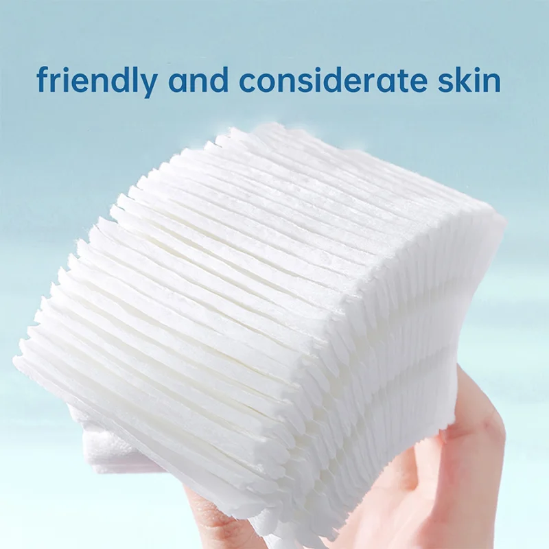 Tampons de maquillage jetables, 50/100 pièces, bouffantes nettoyantes, tampons démaquillants adaptés à l'usage du visage, démaquillant pour les yeux et les lèvres, Rem des ongles